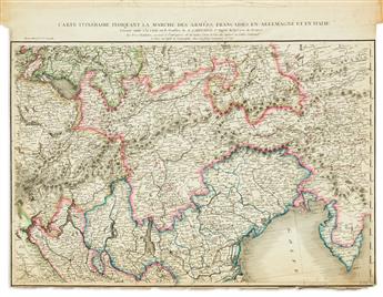 (FRANCE.) Composite atlas of eighteenth-century engraved mapsheets.